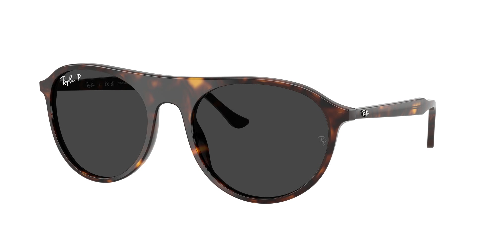 8056262495230 - Unisex RB2215  902 48 Gläser SONNENBRILLEN Acetat Schildkröte Grau Quadratisch Polarisiert