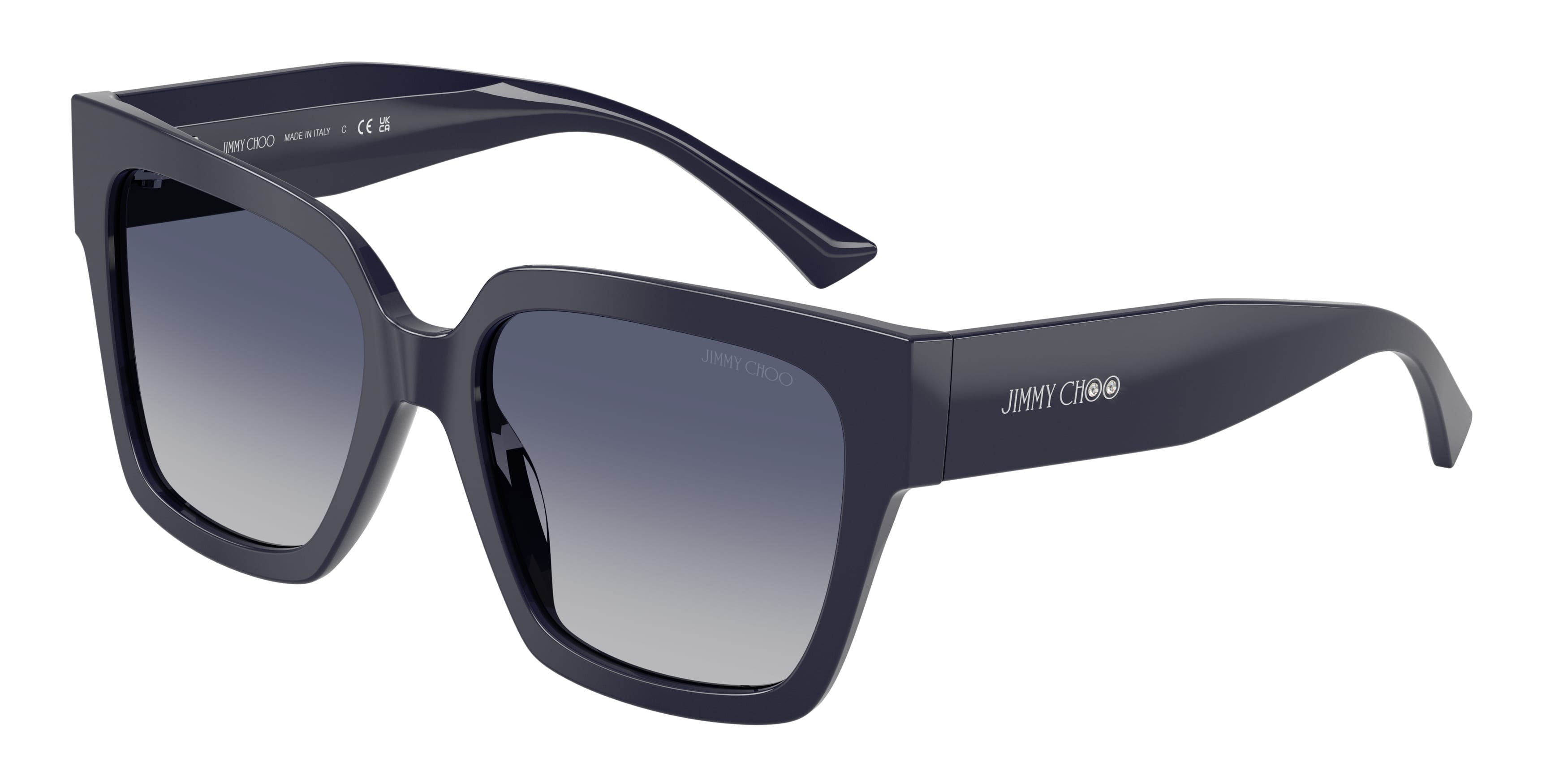 8056262563939 - Damen JC5047B  50164L Sonnenbrillen Acetat Blau Grau Quadratisch Normal Schattiert