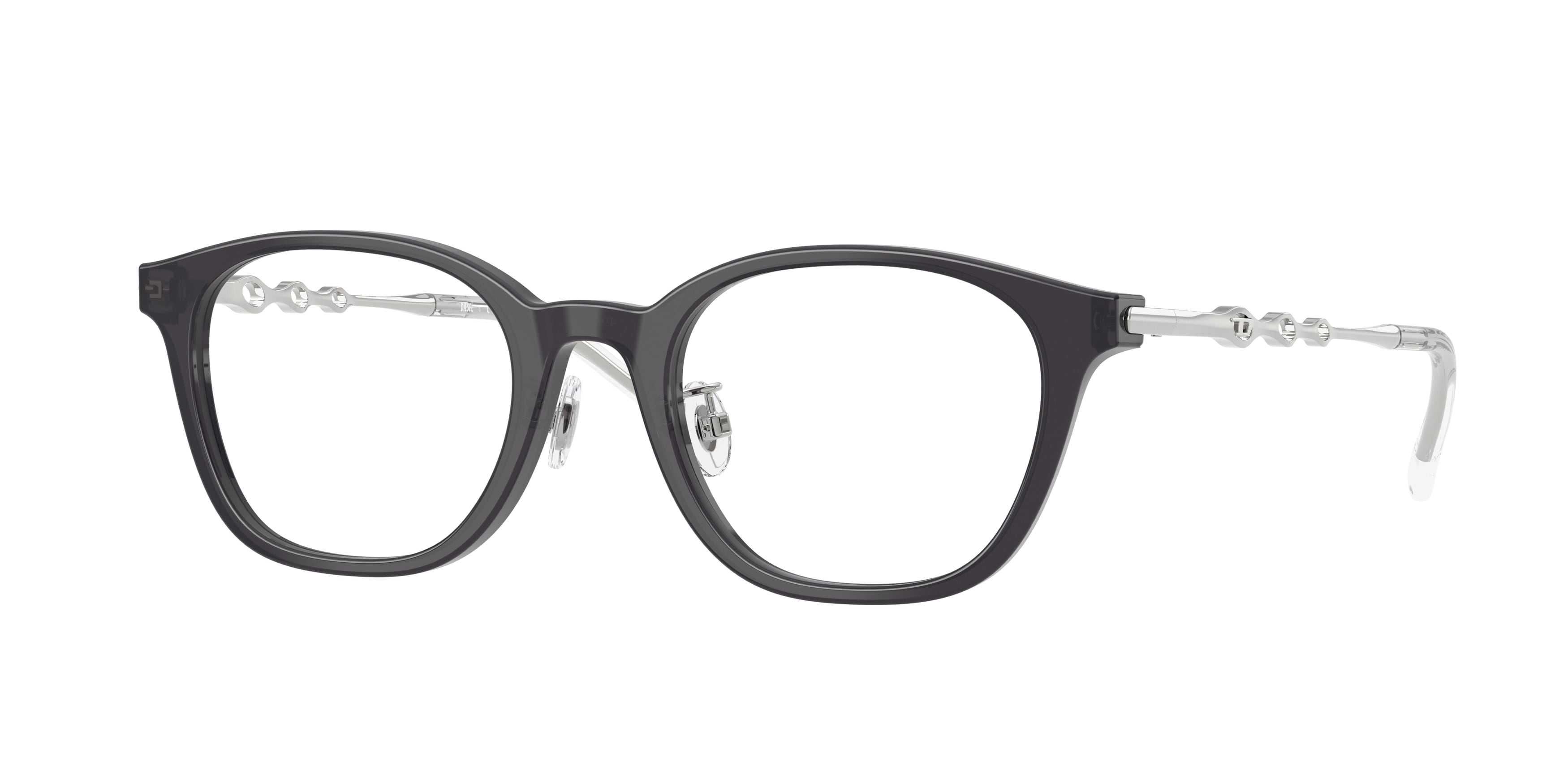 8056262565124 - DIESEL Unisex DL4013D  2027 Optische Fassungen Acetat Violett Transparent Pantos Normal