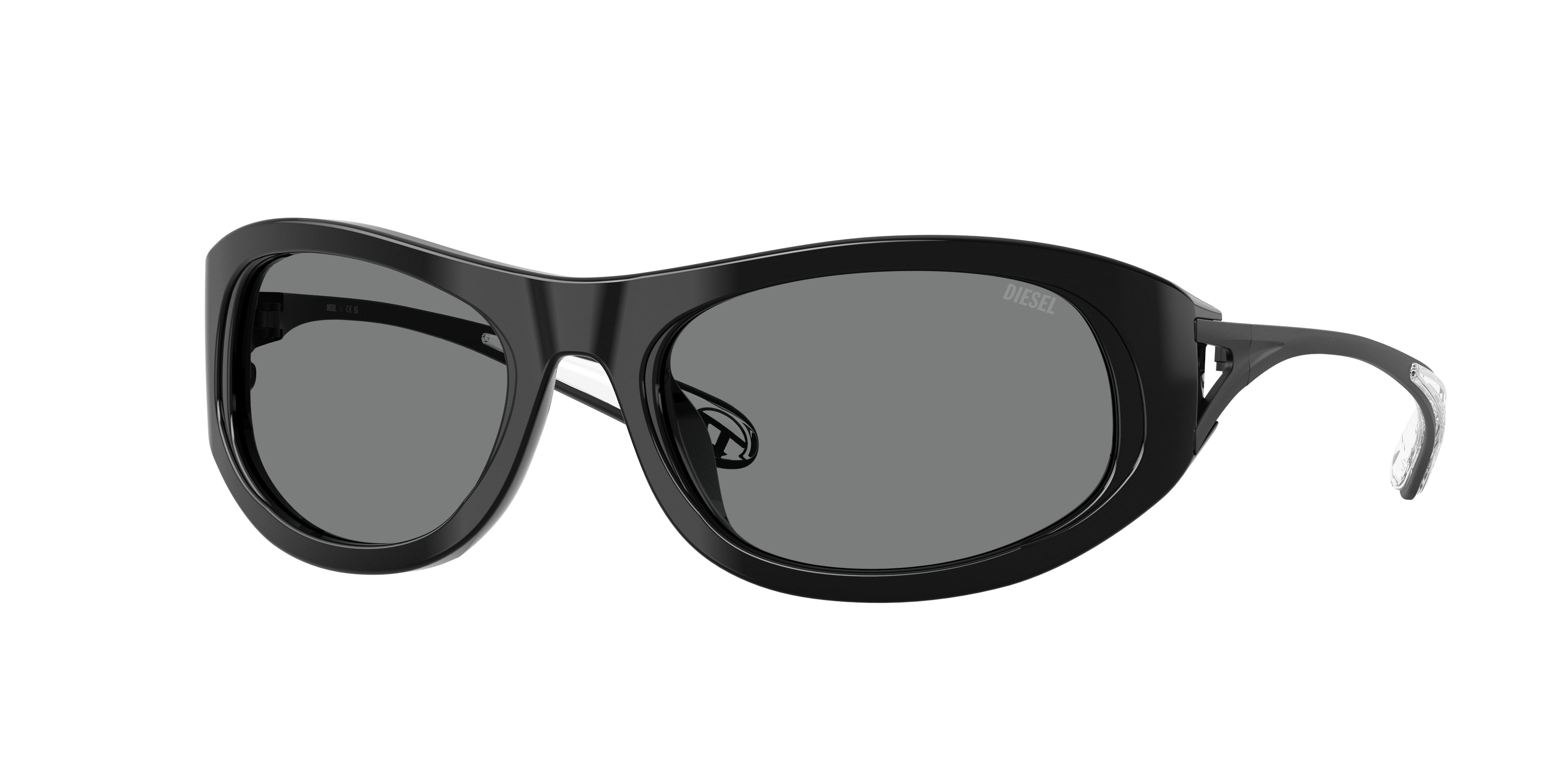 8056262565346 - DIESEL Unisex DL2007U  200187 Sonnenbrillen Acetat Schwarz Grau Cat Eye Normal