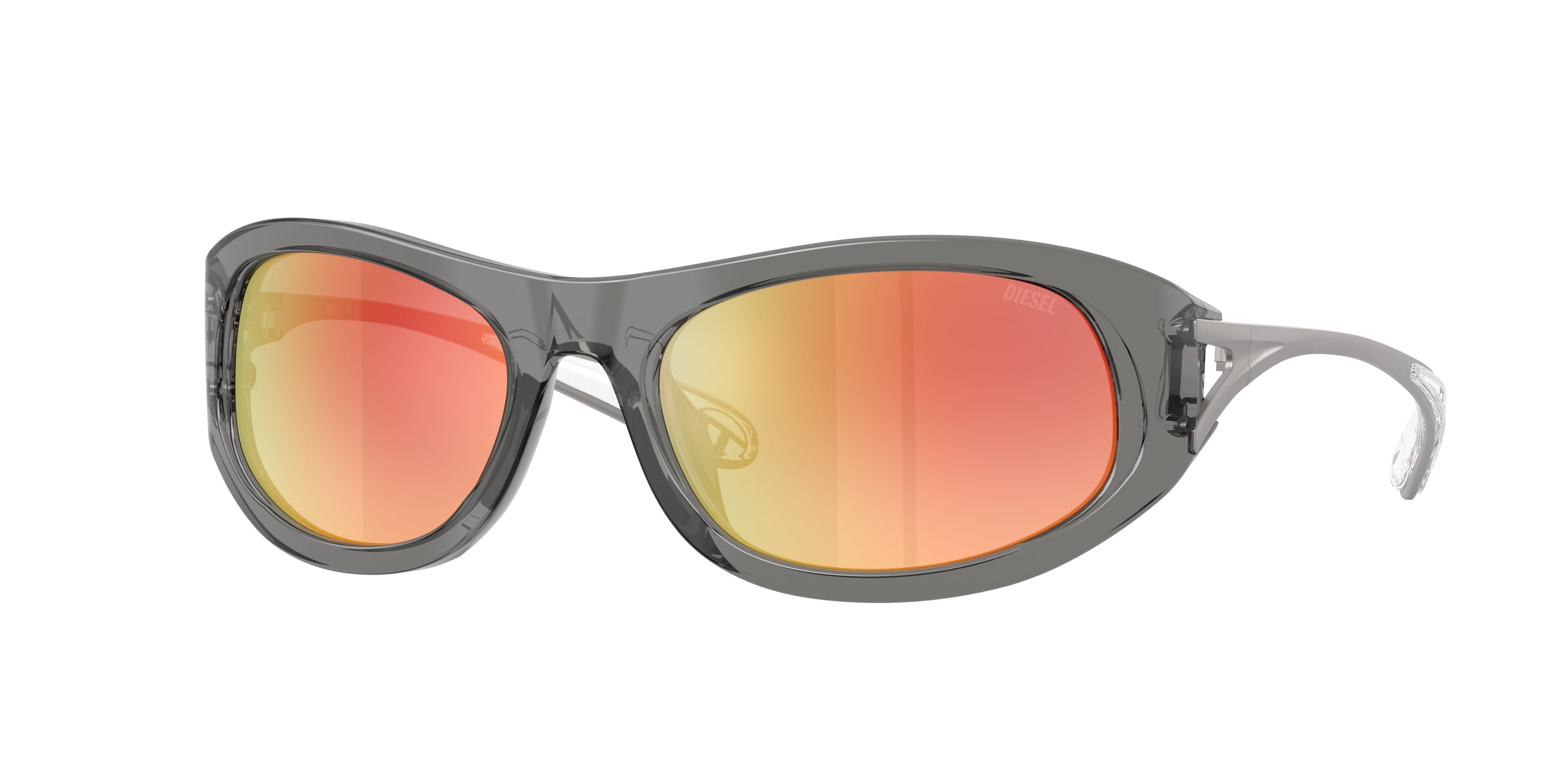8056262565384 - DIESEL Unisex DL2007U 2027B6 Sonnenbrillen Acetat Grau Grün Cat Eye Normal Spiegel 8056262565384 - DIESEL Unisex DL2007U 2027B6 Sonnenbrillen Acetat Grau Grün Cat Eye Normal Spiegel