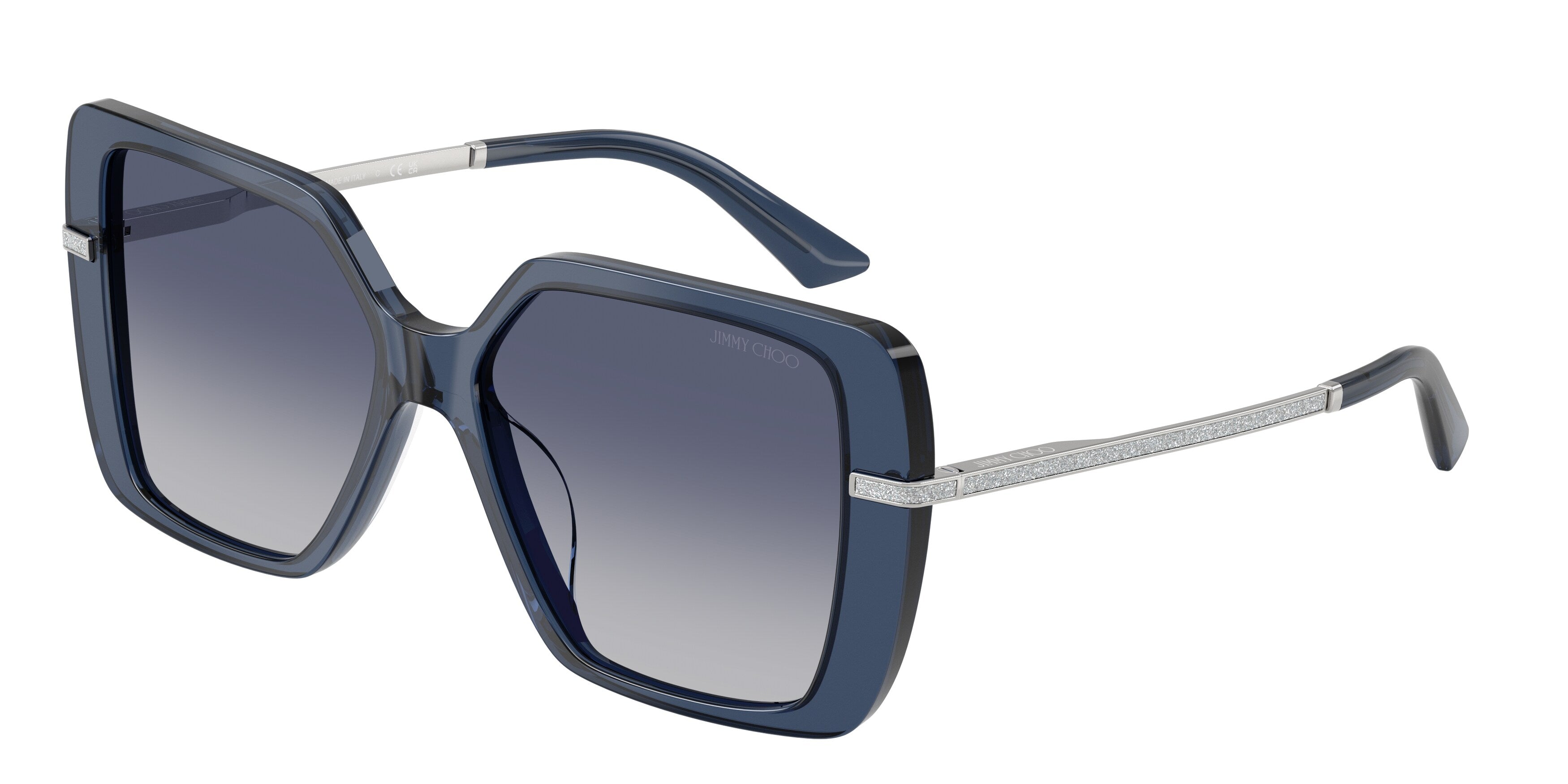 8056262567364 - Damen JC5048JU  50354L Sonnenbrillen Acetat Blau Blau Quadratisch Normal Schattiert