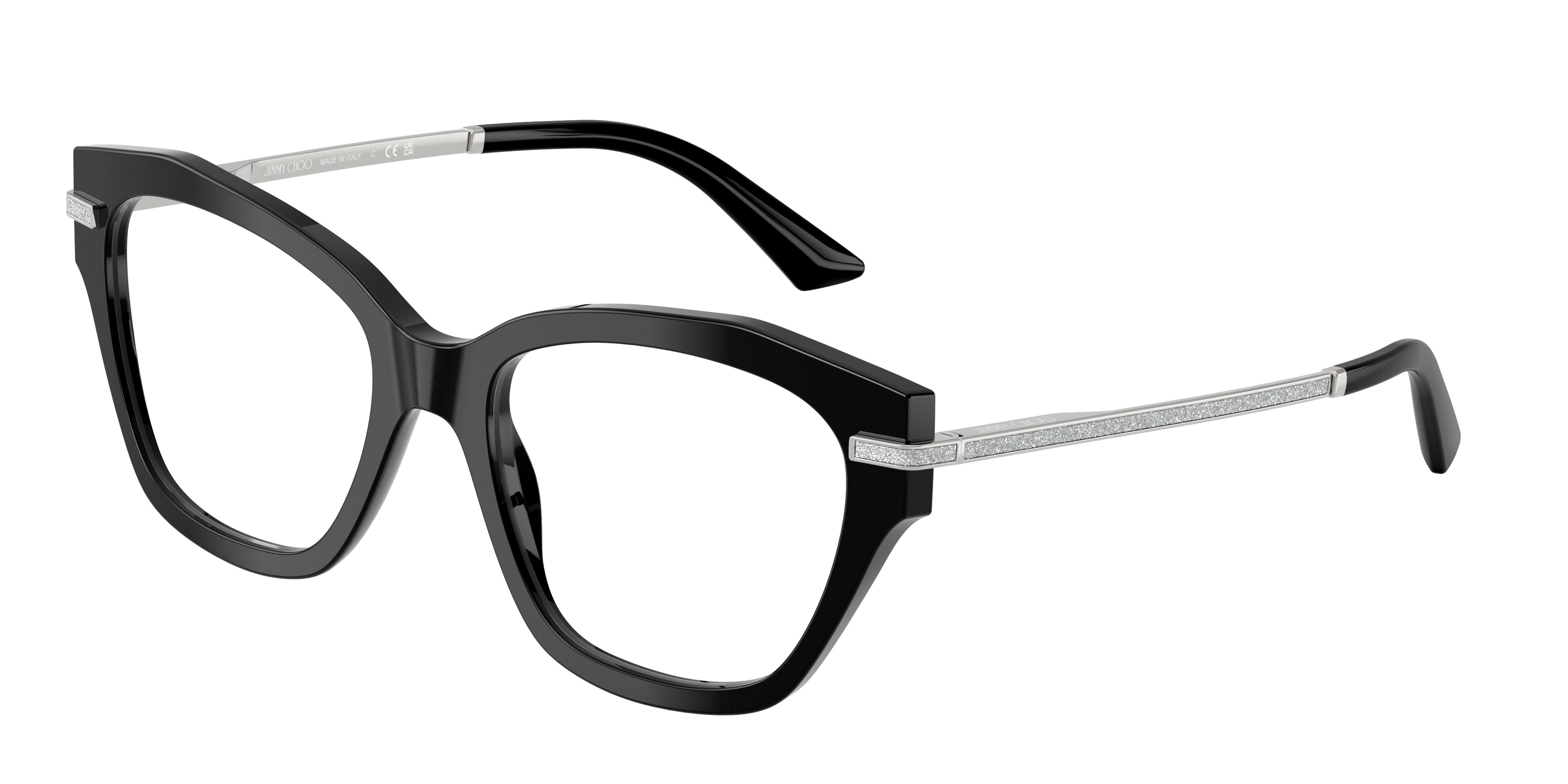 8056262567388 - Damen JC3043J  5000 Optische Fassungen Acetat Schwarz Transparent Cat Eye Normal