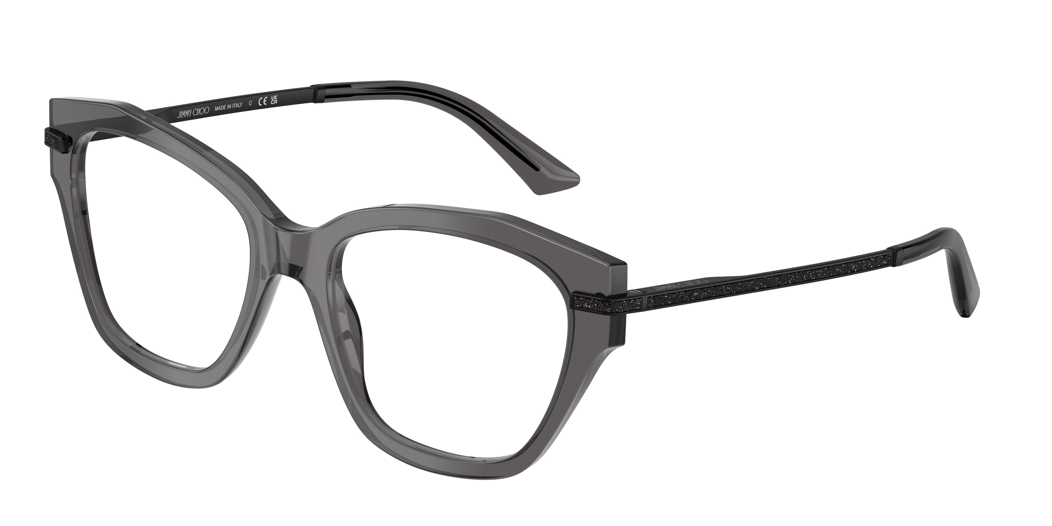 8056262567425 - Damen JC3043J  5078 Optische Fassungen Acetat Schwarz Transparent Cat Eye Normal