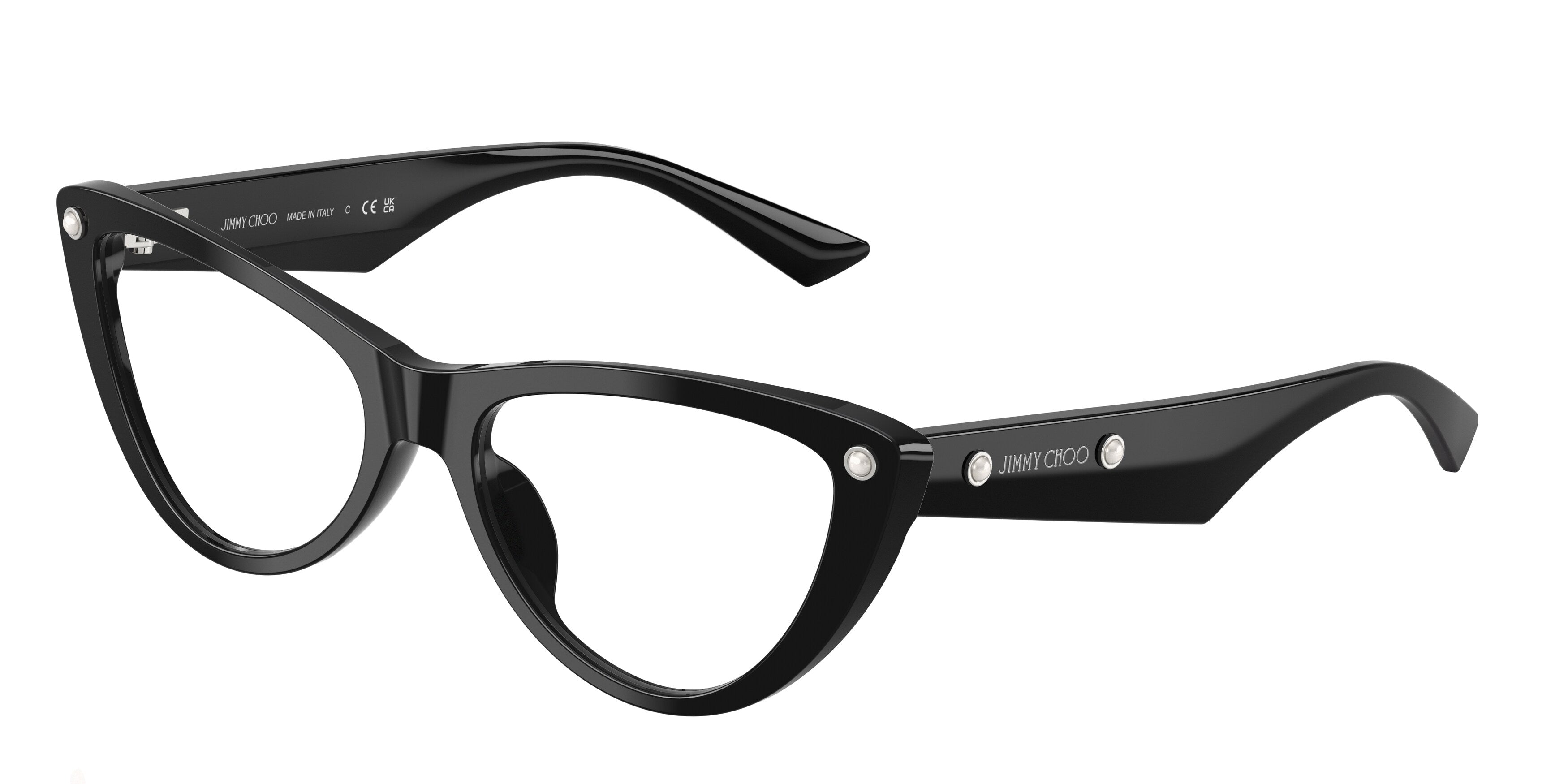8056262570197 - Damen JC3044HU  5000 Optische Fassungen Acetat Schwarz Transparent Cat Eye Normal