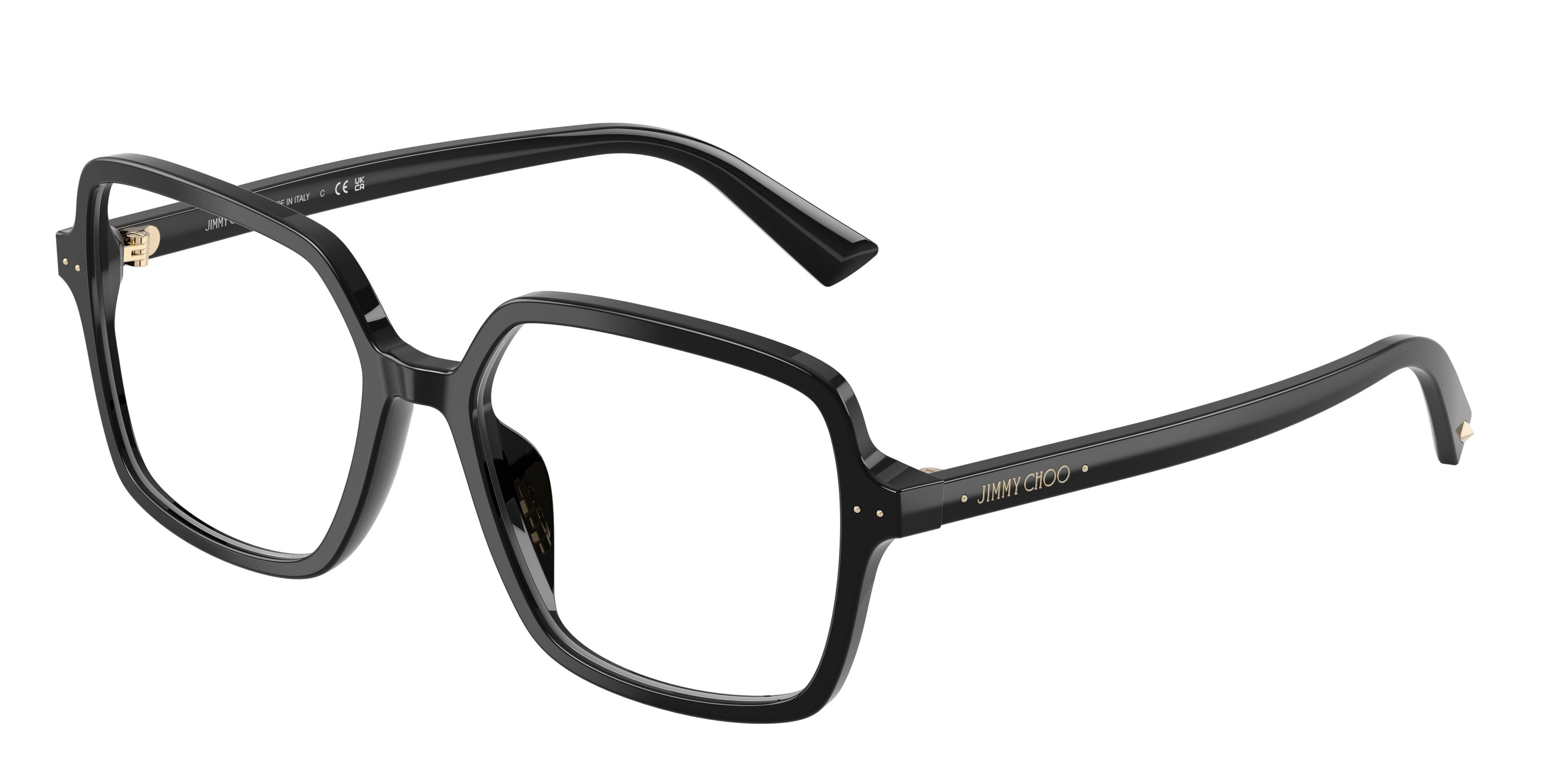 8056262570333 - Damen JC3046U  5000 Optische Fassungen Acetat Schwarz Transparent Quadratisch Normal