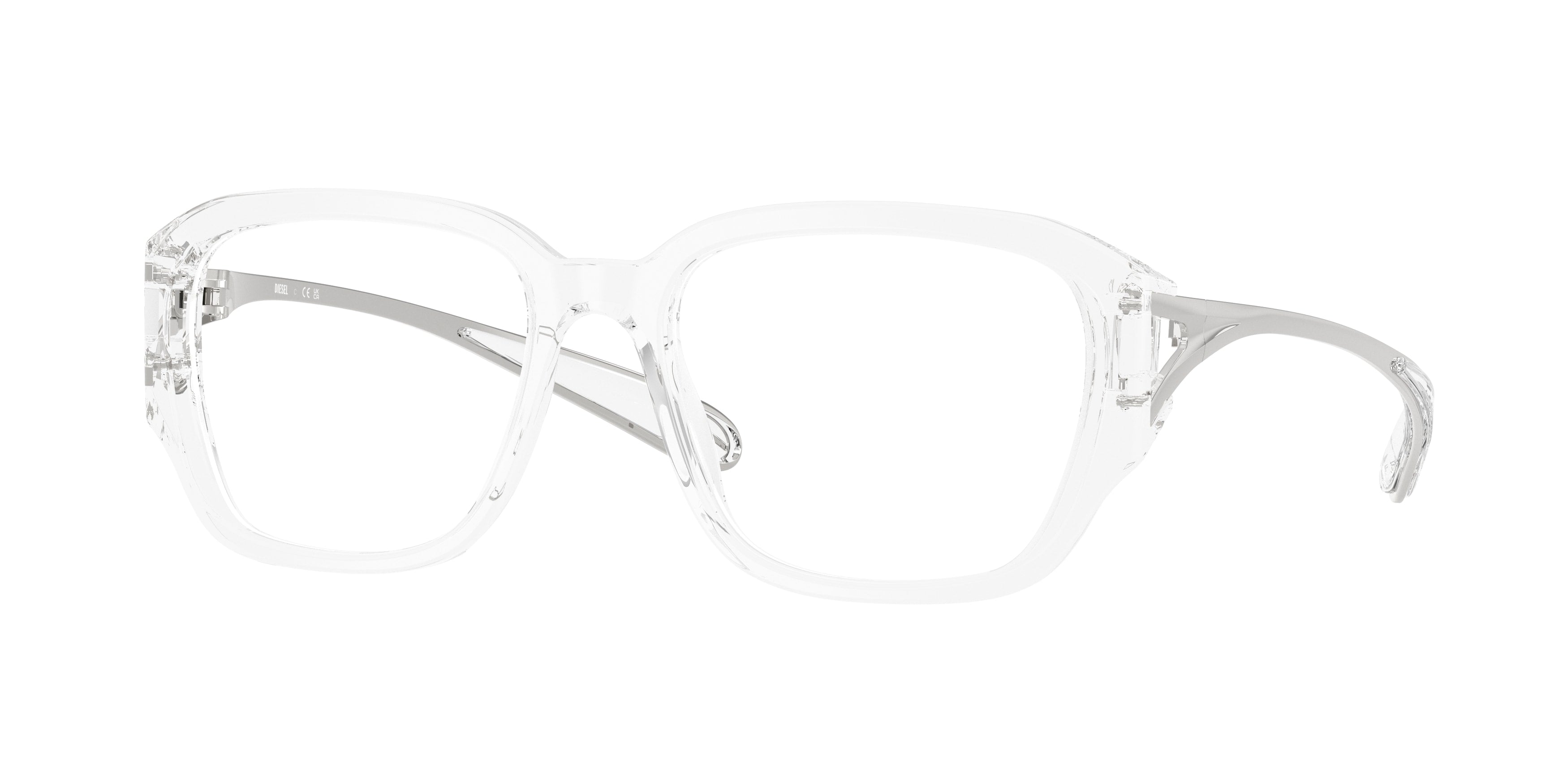 8056262574102 - DIESEL Unisex DL4009 2005 Optische Fassungen Acetat Transparent Transparent Quadratisch Normal 8056262574102 - DIESEL Unisex DL4009 2005 Optische Fassungen Acetat Transparent Transparent Quadratisch Normal