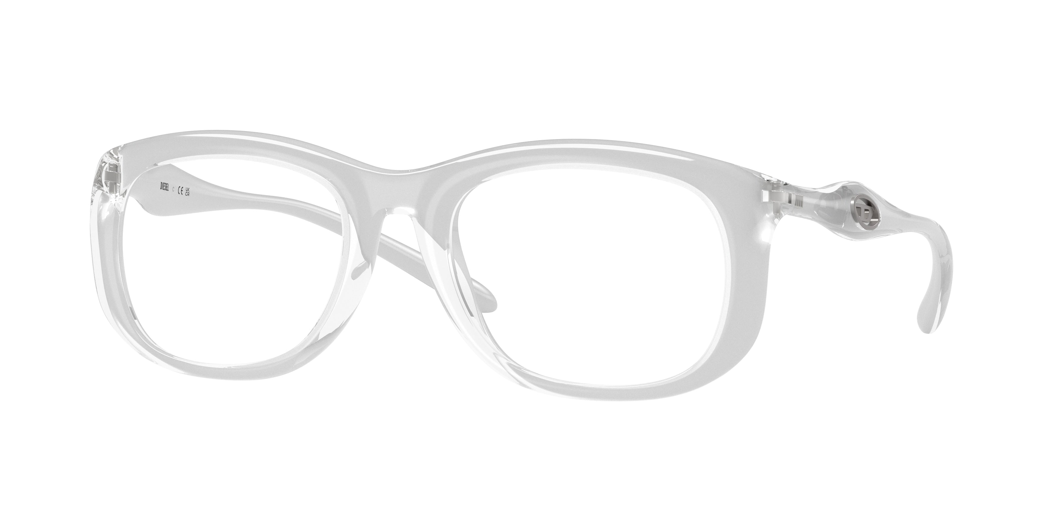 8056262578872 - DIESEL Unisex DL6006U  2029 Optische Fassungen Injiziert Transparent Transparent Rund Normal