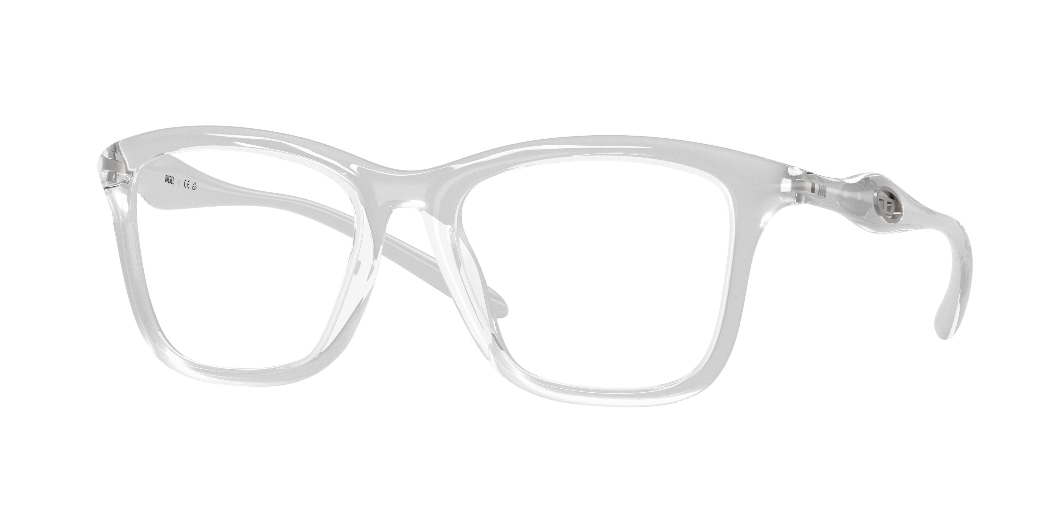 8056262579275 - DIESEL Unisex DL6004U  2029 Optische Fassungen Injiziert Transparent Transparent Quadratisch Normal