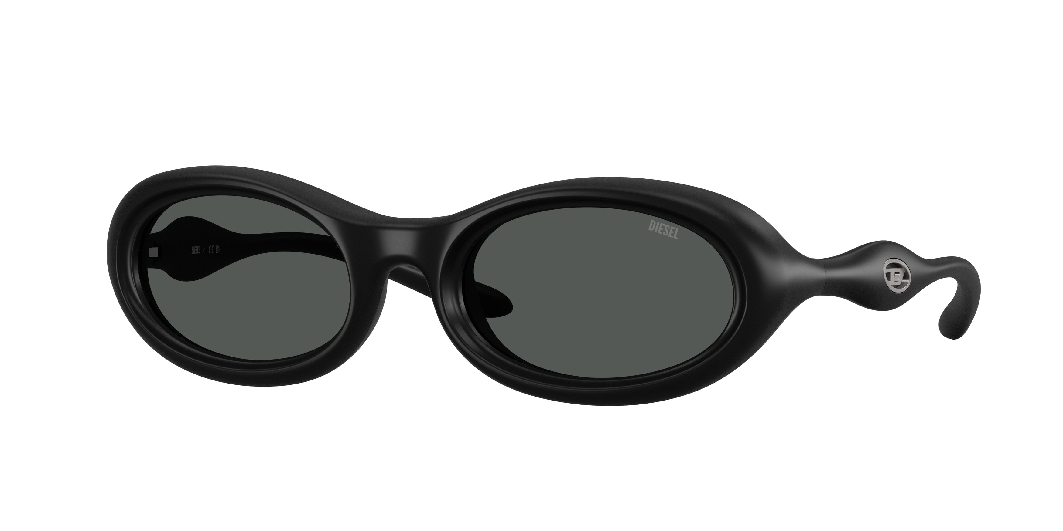 8056262579596 - DIESEL Unisex DL3011U 200287 Sonnenbrillen Injiziert Schwarz Grau Rund Normal 8056262579596 - DIESEL Unisex DL3011U 200287 Sonnenbrillen Injiziert Schwarz Grau Rund Normal