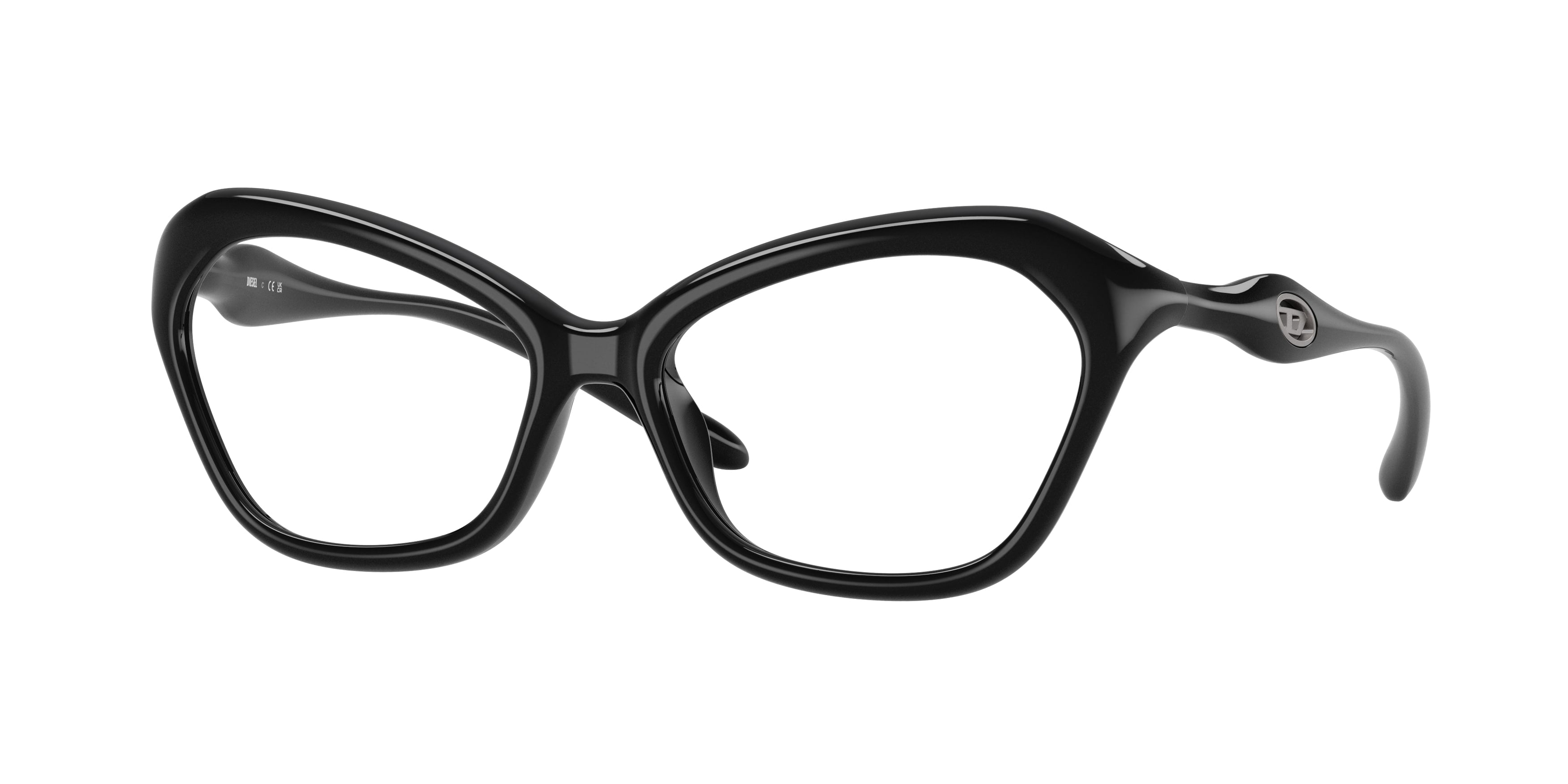 8056262623176 - DIESEL Unisex DL6003U 2001 Optische Fassungen Injiziert Schwarz Transparent Cat Eye Normal 8056262623176 - DIESEL Unisex DL6003U 2001 Optische Fassungen Injiziert Schwarz Transparent Cat Eye Normal