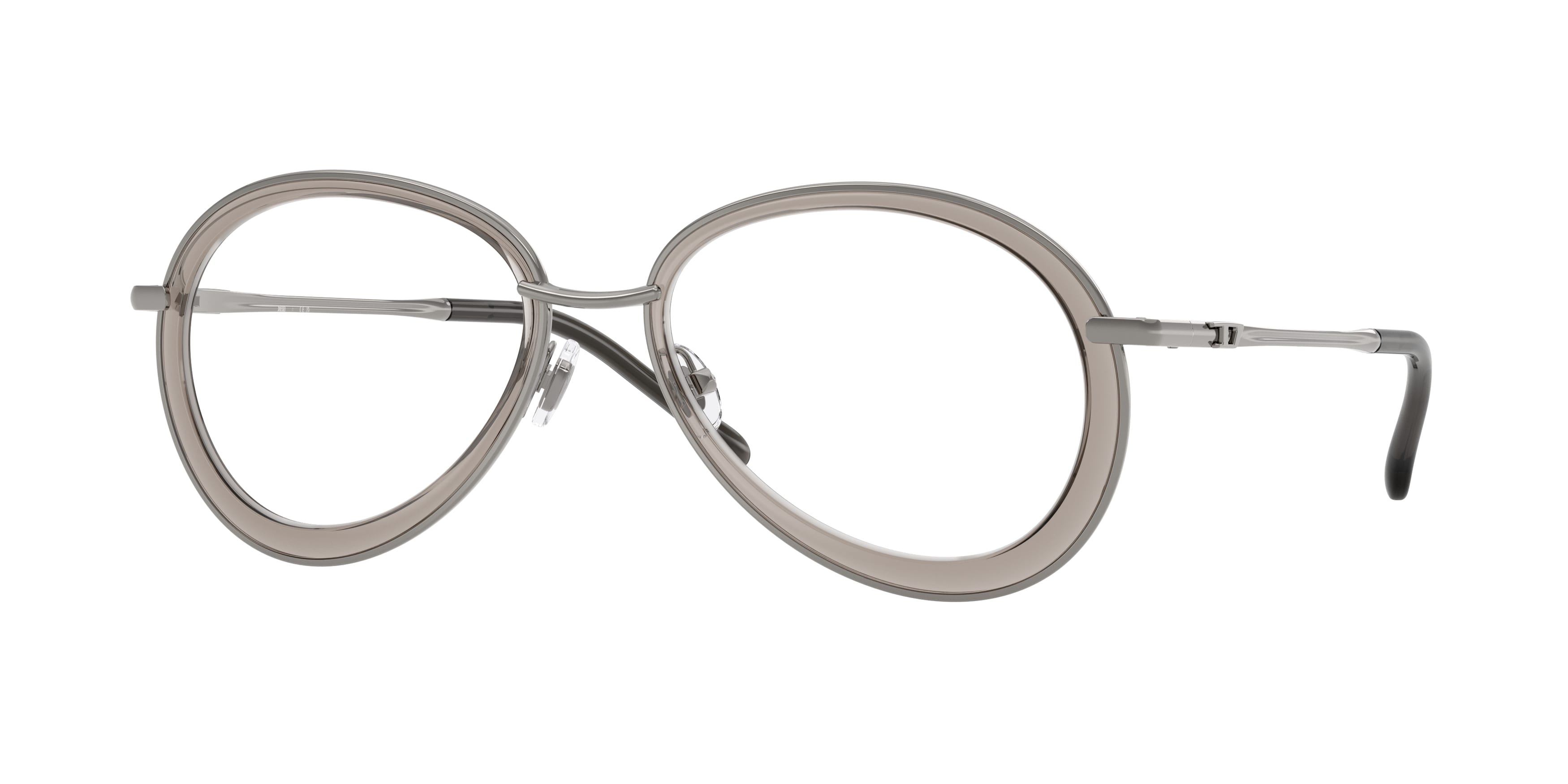 8056262623268 - DIESEL Unisex DL5007  1003 Optische Fassungen Metall Grau Transparent Rund Normal