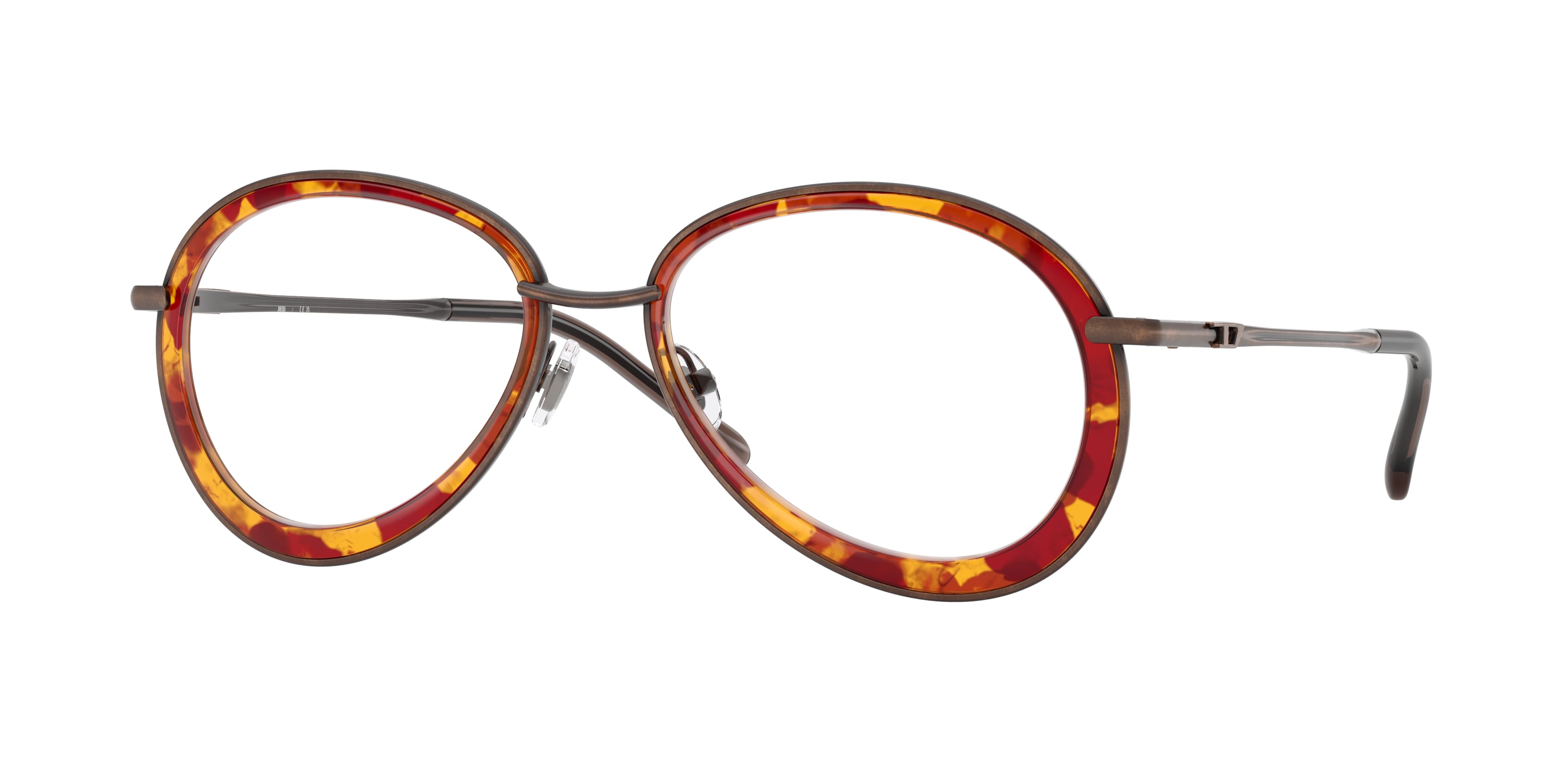 8056262623282 - DIESEL Unisex DL5007  105 Optische Fassungen Metall Bronze Transparent Rund Normal