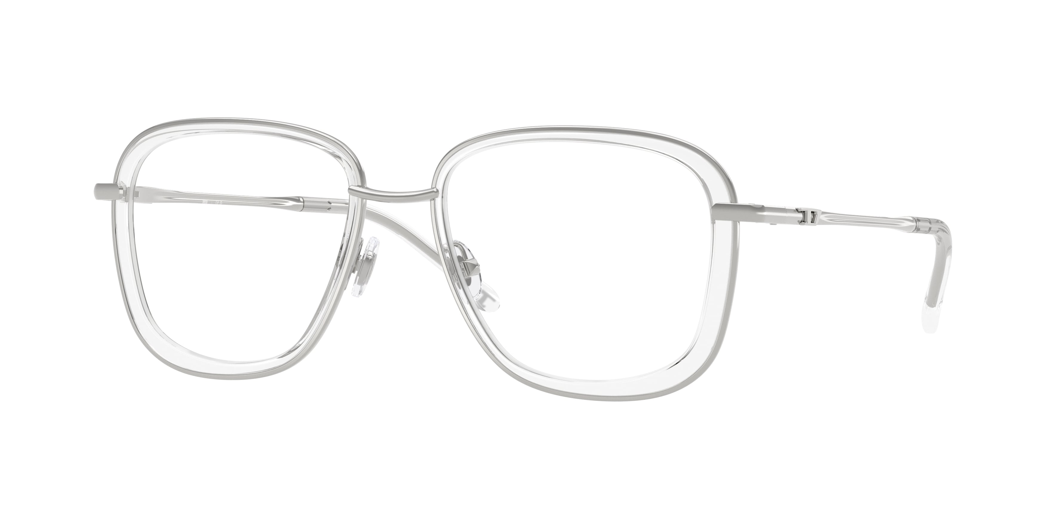 8056262623732 - DIESEL Unisex DL5009  1001 Optische Fassungen Metall Silber Transparent Rund Normal