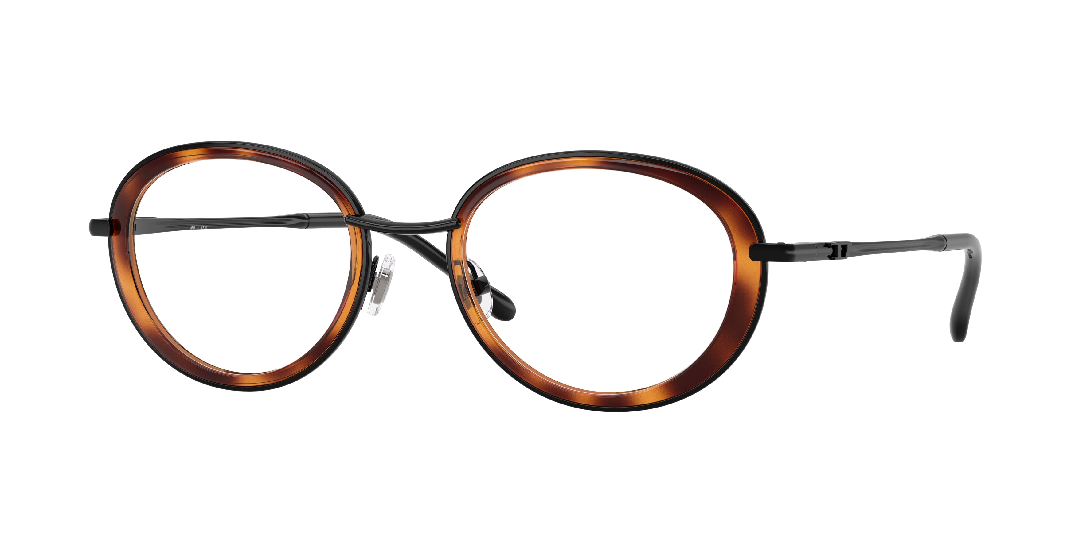 8056262625491 - DIESEL Unisex DL5010  1002 Optische Fassungen Metall Schwarz Transparent Rund Normal