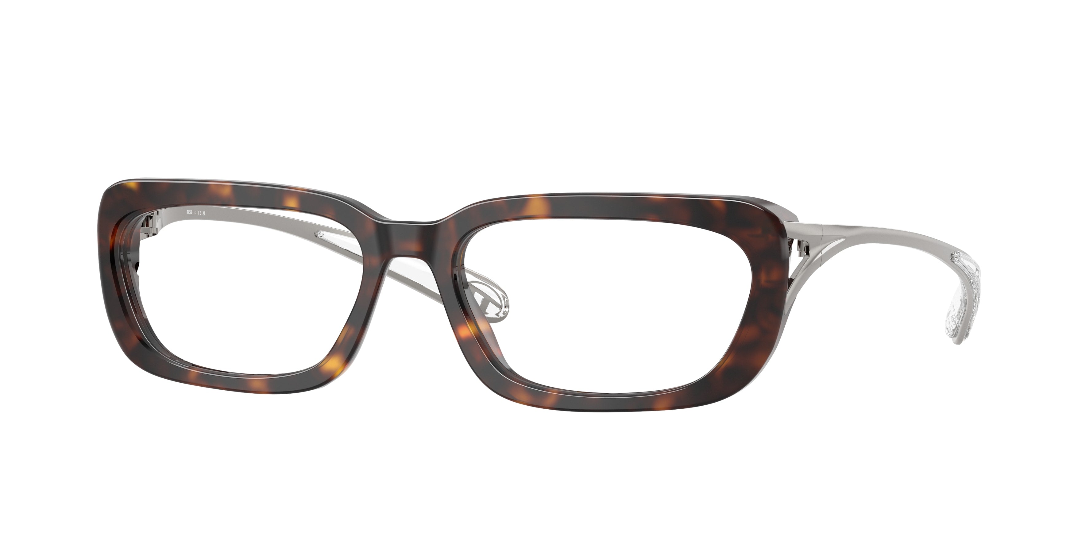 8056262665534 - DIESEL Unisex DL4012  2003 Optische Fassungen Acetat Schildkröte Transparent Quadratisch Normal