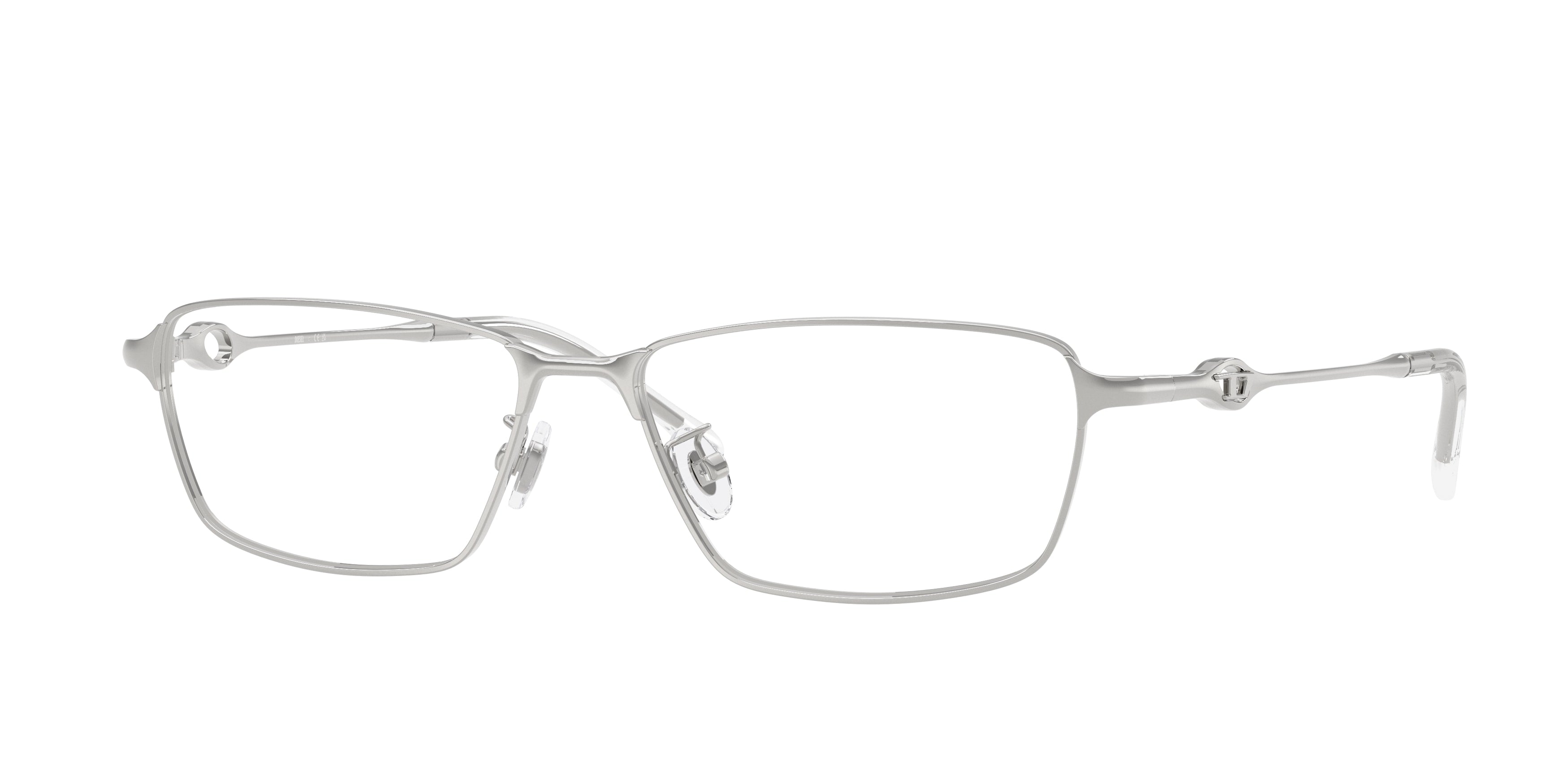 8056262665664 - DIESEL Herren DL5008D  1001 Optische Fassungen Metall Silber Transparent Quadratisch Normal