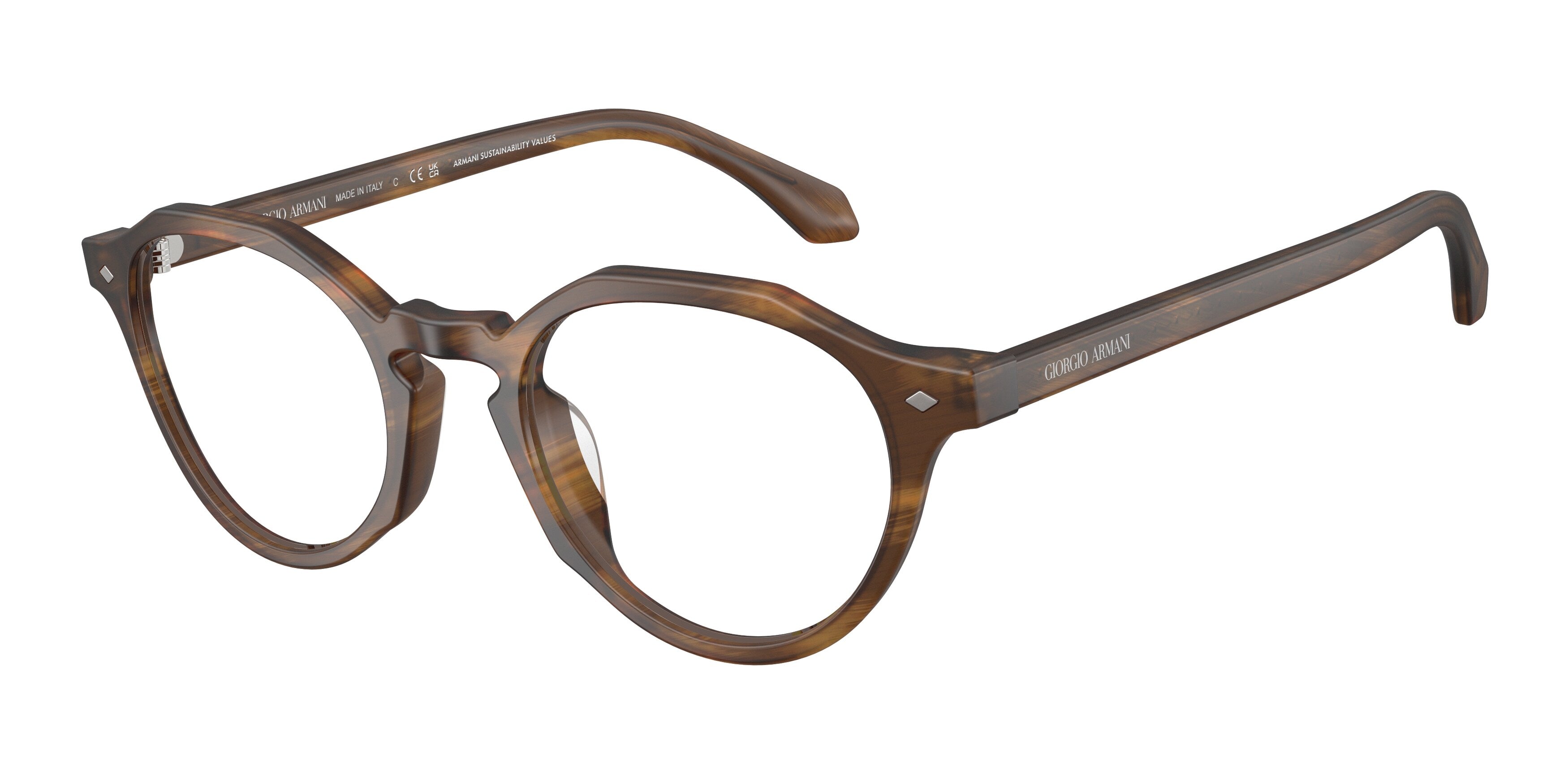 8056262715291 - Herren AR7264U  5404 Optische Fassungen Acetat Schildkröte Transparent Pantos Normal