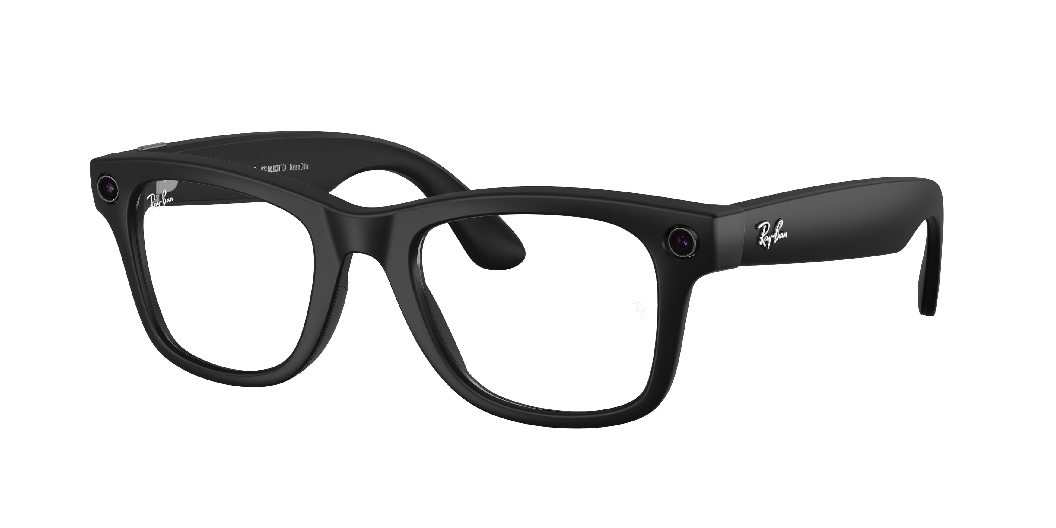 8056262721391 - Unisex Meta RW4012 Wayfarer 601SSB Optische Fassungen Injiziert Schwarz Transparent Quadratisch Anti-Blaulicht Blendfrei