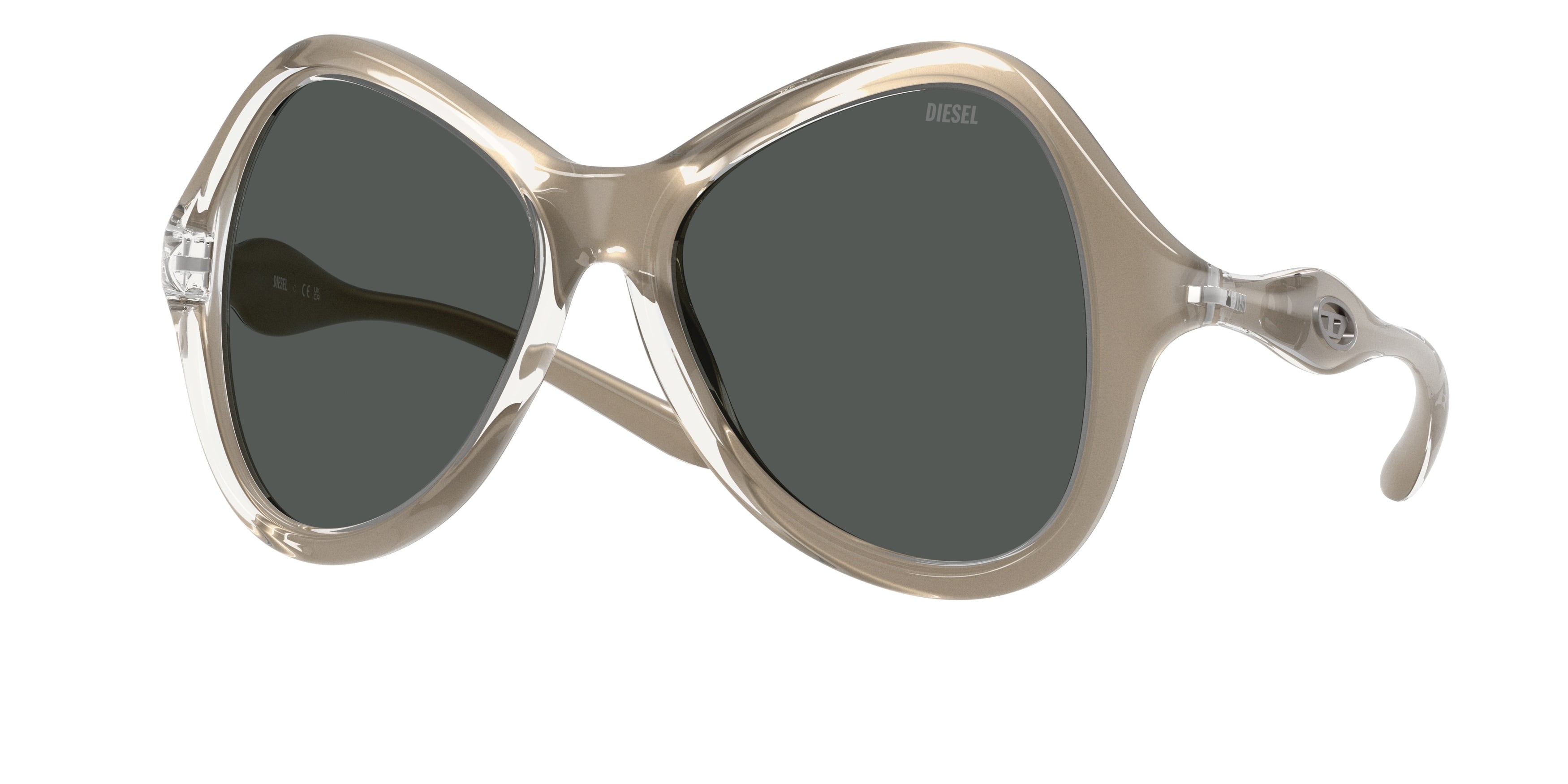 8056262723289 - DIESEL Unisex DL3010U 203587 Sonnenbrillen Injiziert Transparent Grau Cat Eye Normal 8056262723289 - DIESEL Unisex DL3010U 203587 Sonnenbrillen Injiziert Transparent Grau Cat Eye Normal