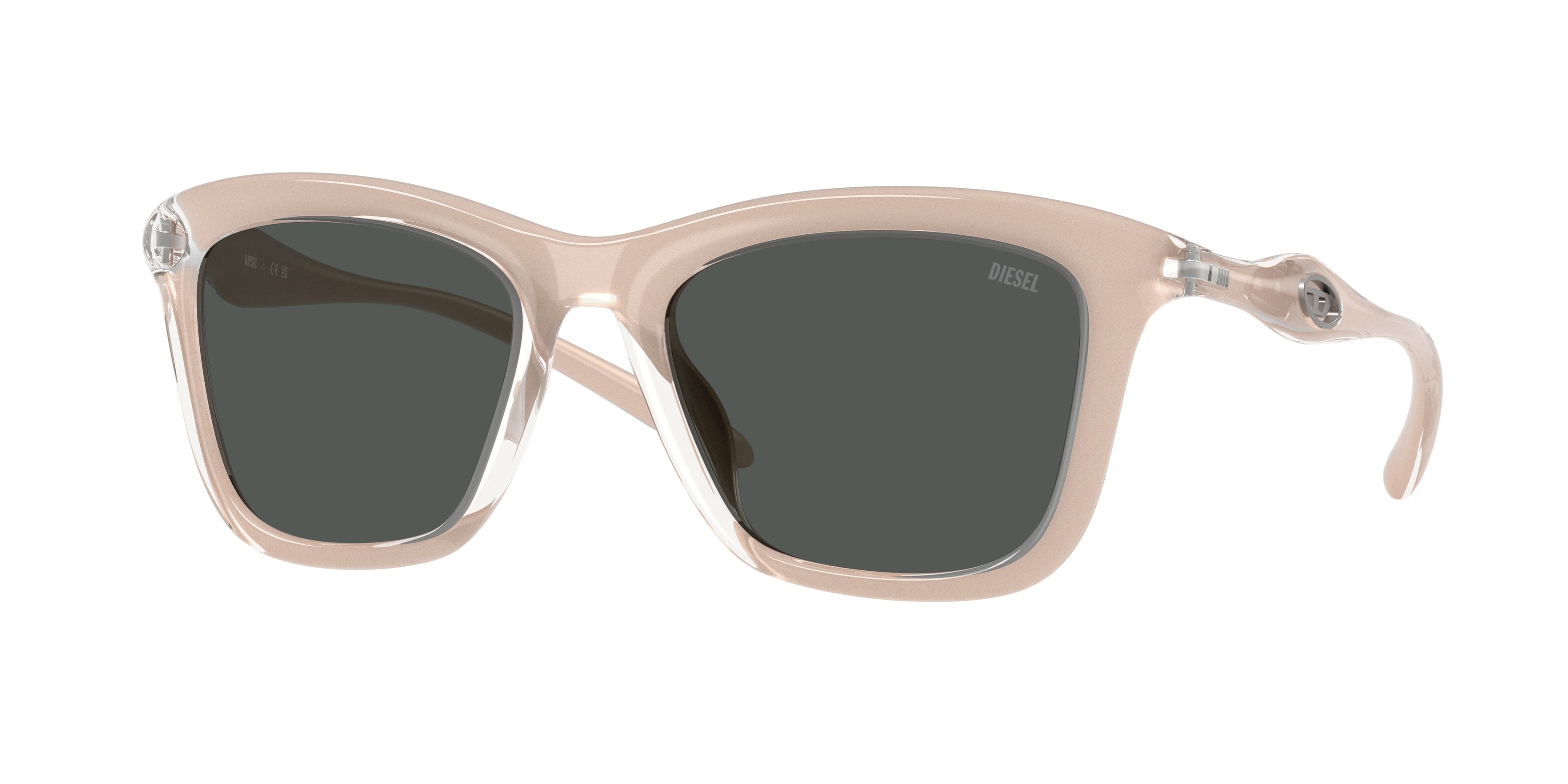 8056262724095 - DIESEL Unisex DL3008U 203487 Sonnenbrillen Injiziert Braun Grau Quadratisch Normal 8056262724095 - DIESEL Unisex DL3008U 203487 Sonnenbrillen Injiziert Braun Grau Quadratisch Normal