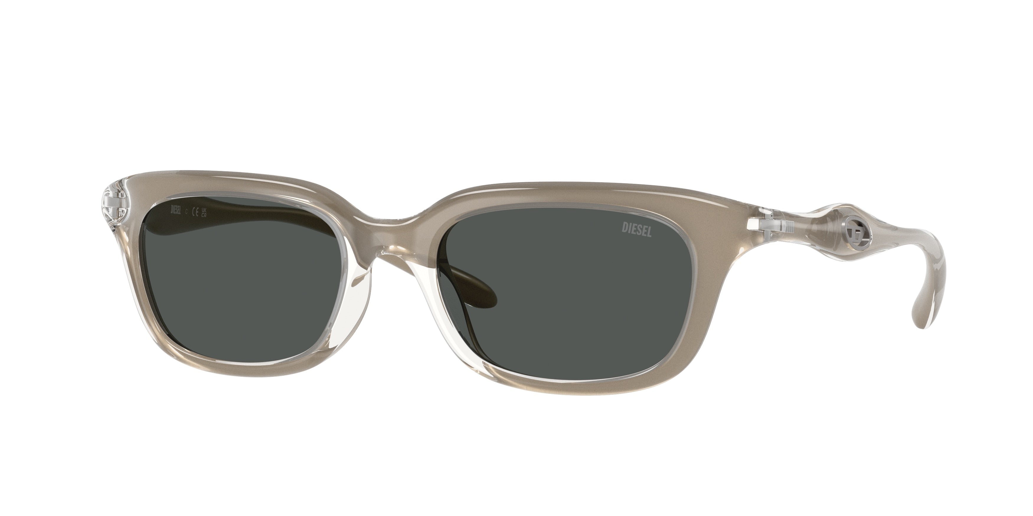 8056262724156 - DIESEL Unisex DL3013U 203587 Sonnenbrillen Injiziert Grün Grau Quadratisch Normal 8056262724156 - DIESEL Unisex DL3013U 203587 Sonnenbrillen Injiziert Grün Grau Quadratisch Normal