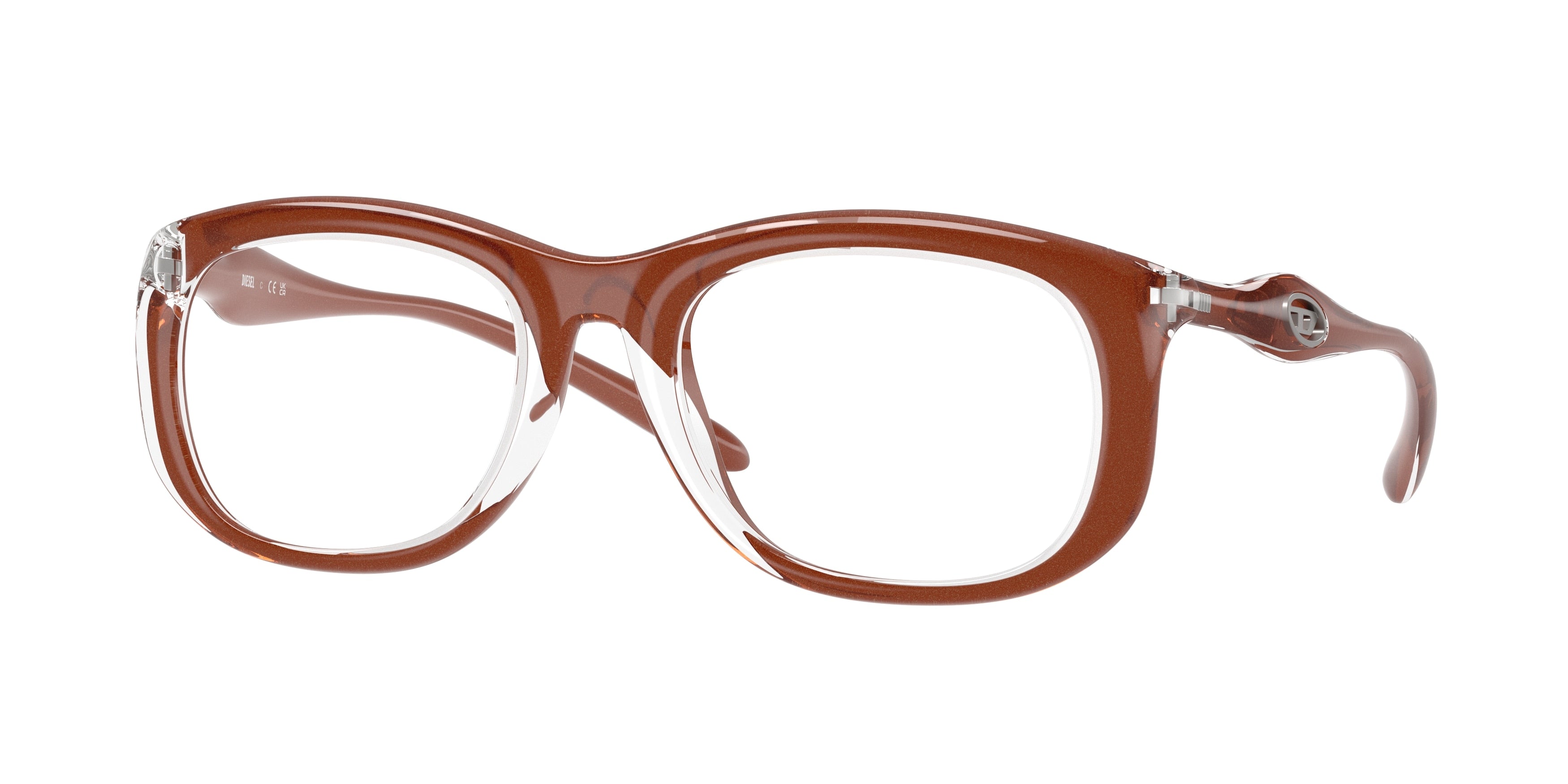 8056262724248 - DIESEL Unisex DL6006U  2033 Optische Fassungen Injiziert Transparent Transparent Rund Normal