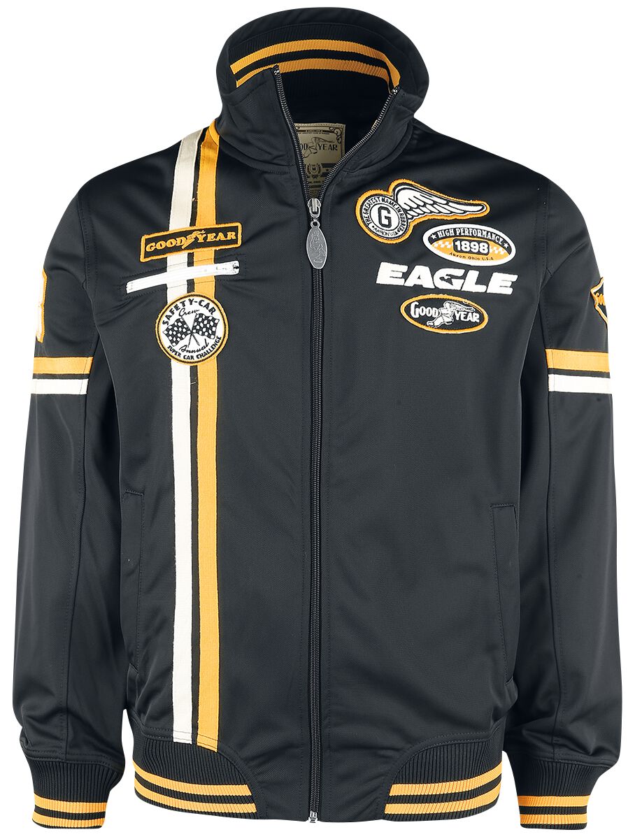 8056368453059 - GoodYear Chattanooga Übergangsjacke schwarz in S