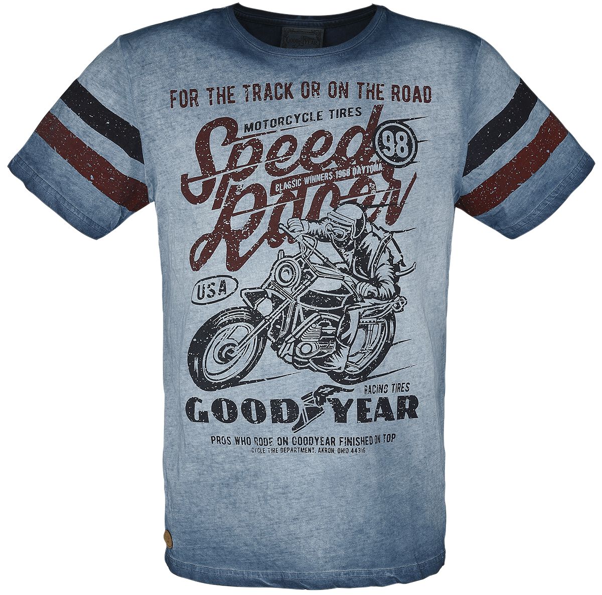 8056368559621 - GoodYear Men T-Shirt Comfort fit T-Shirt blau in 3XL