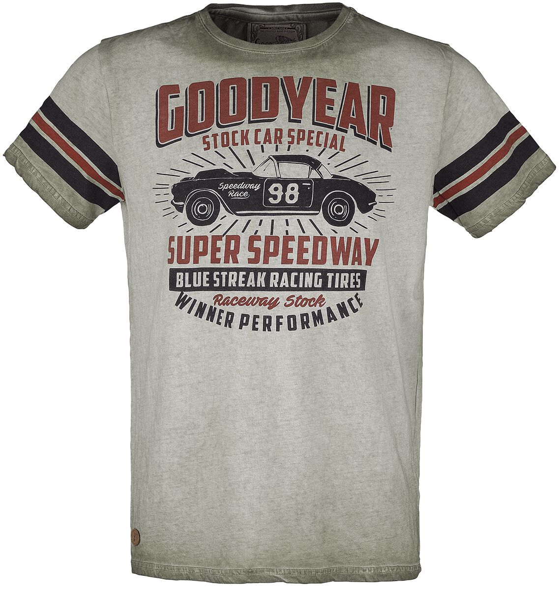 8056368559669 - GoodYear Men T-Shirt Comfort fit T-Shirt oliv in XL