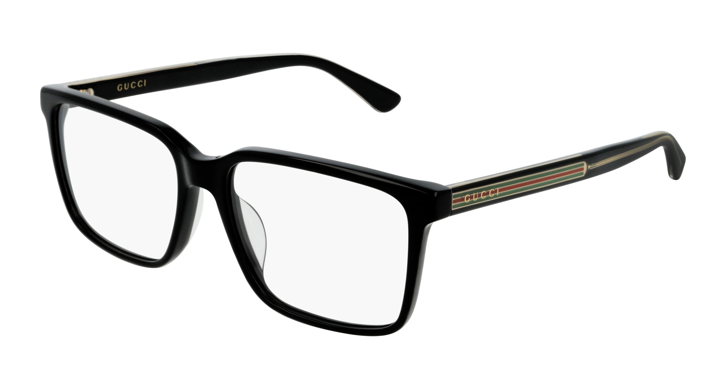 8056376204698 - Herren GG0385OA 001 Rahmen von BRILLEN Acetat Schwarz  Quadratisch