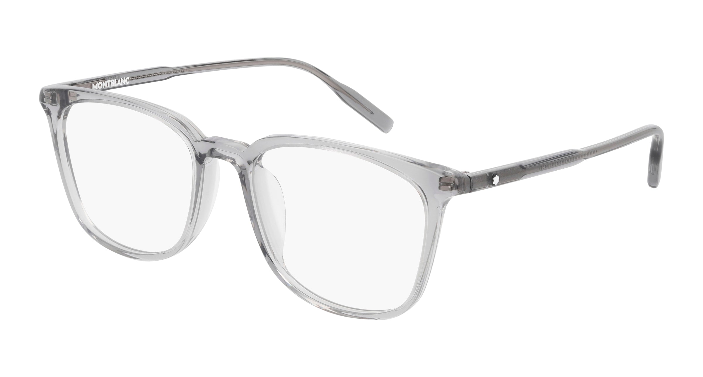 8056376306408 - Herren MB0089OK 003 Rahmen von BRILLEN Acetat Grau  Quadratisch