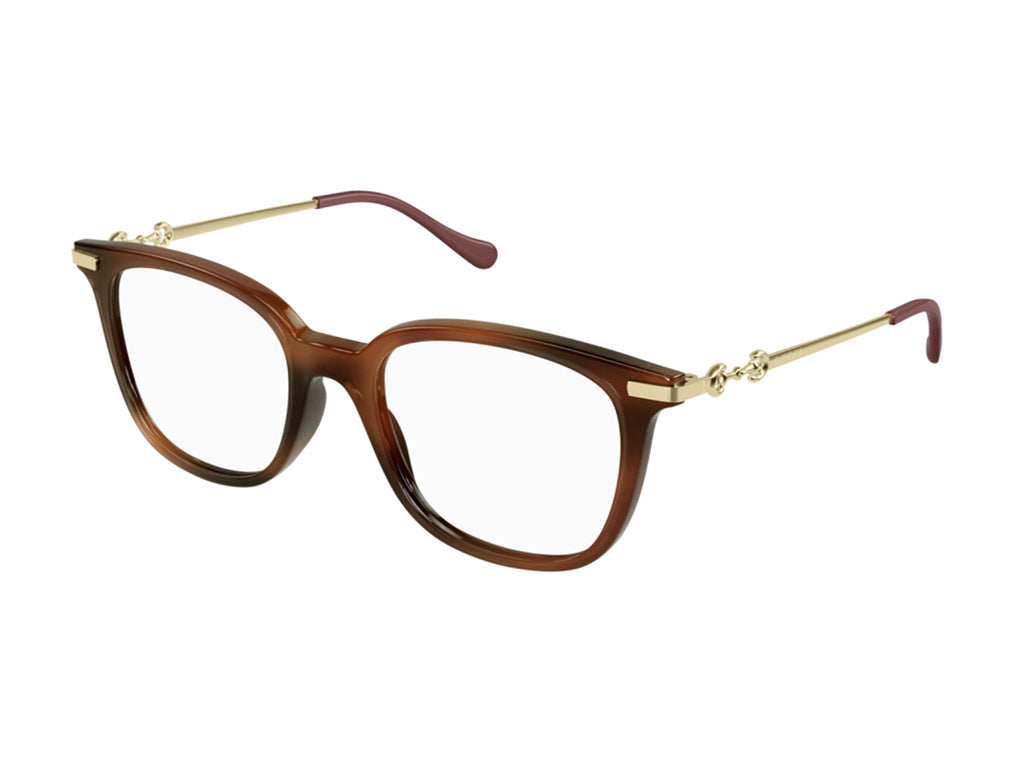 8056376366679 - Damen GG0968O 002 Rahmen von BRILLEN Acetat Havanna  Quadratisch