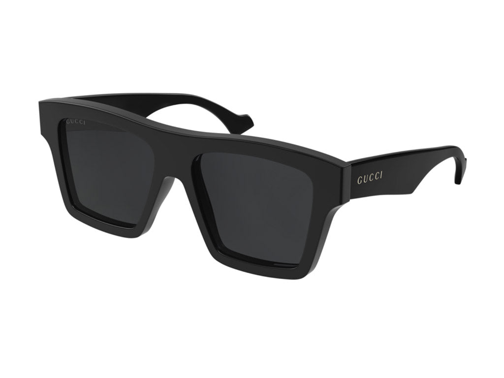 8056376367119 - Herren GG0962S 005 Gläser SONNENBRILLEN Acetat Schwarz Grau Quadratisch Normal