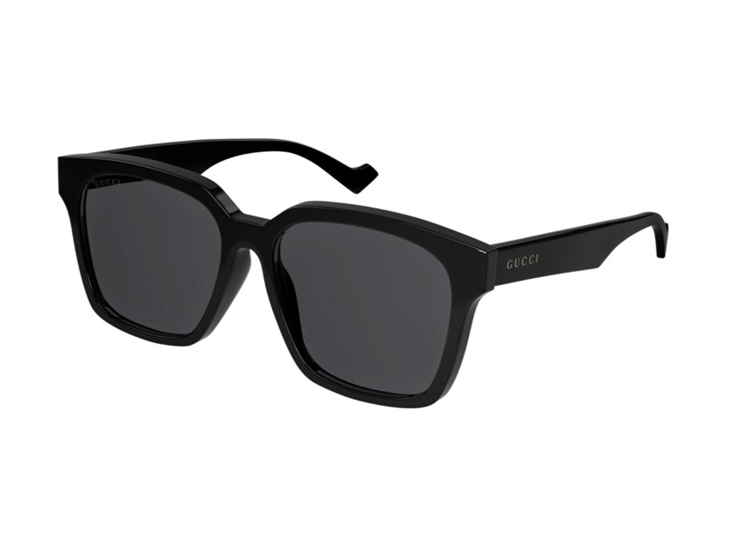 8056376368383 - Herren GG0965SA 001 Gläser SONNENBRILLEN Acetat Schwarz Grau Quadratisch Normal