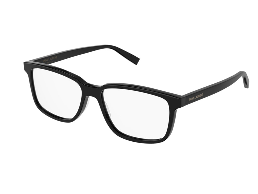 8056376368840 - Herren SL 458 004 Rahmen von BRILLEN Acetat Schwarz Transparent Quadratisch