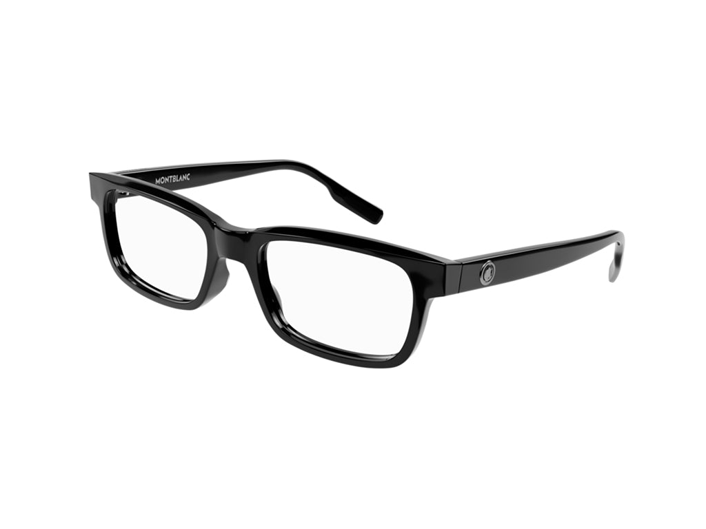 8056376372304 - Herren MB0179O 001 Rahmen von BRILLEN Acetat Schwarz  Quadratisch