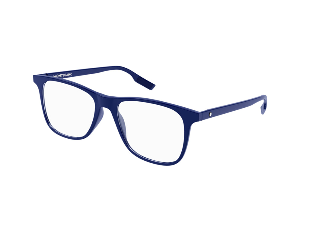 8056376372328 - Herren MB0174O 003 Rahmen von BRILLEN Acetat Blau  Quadratisch