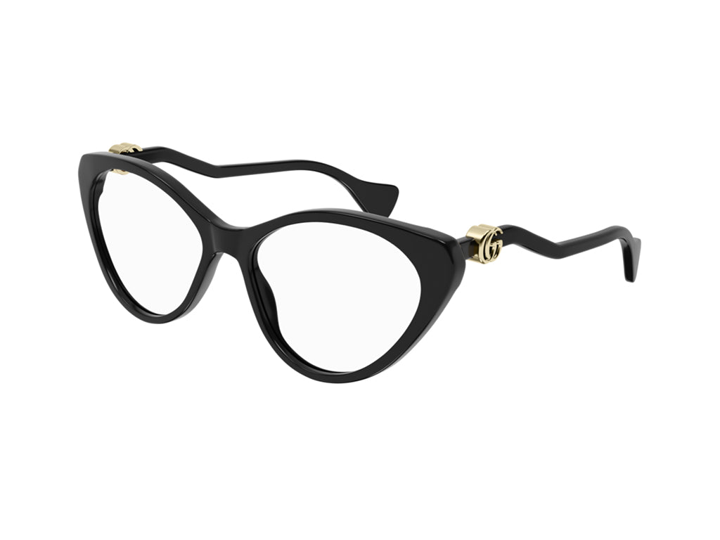 8056376378429 - Frau GG1013O 001 Rahmen von BRILLEN Acetat Schwarz  Katzenauge