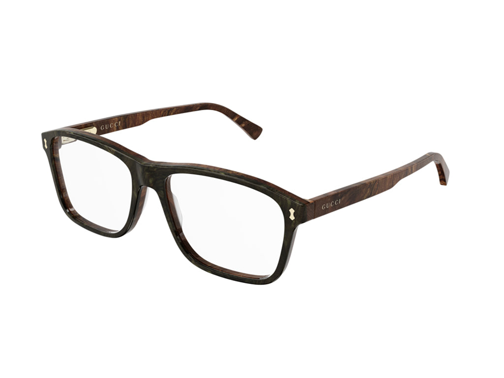 8056376378740 - Herren GG1045O 003 Rahmen von BRILLEN Acetat Braun  Quadratisch