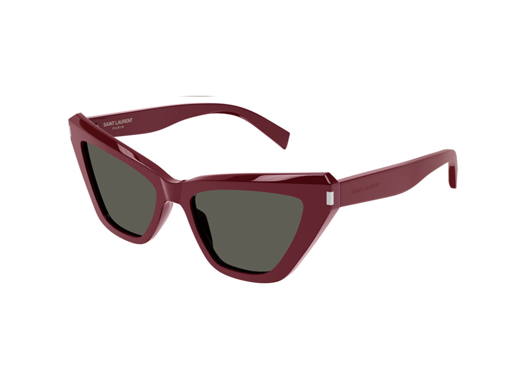 8056376379389 - Damen SL 466 003 Gläser SONNENBRILLEN Acetat Rot Grau Cat Eye Normal