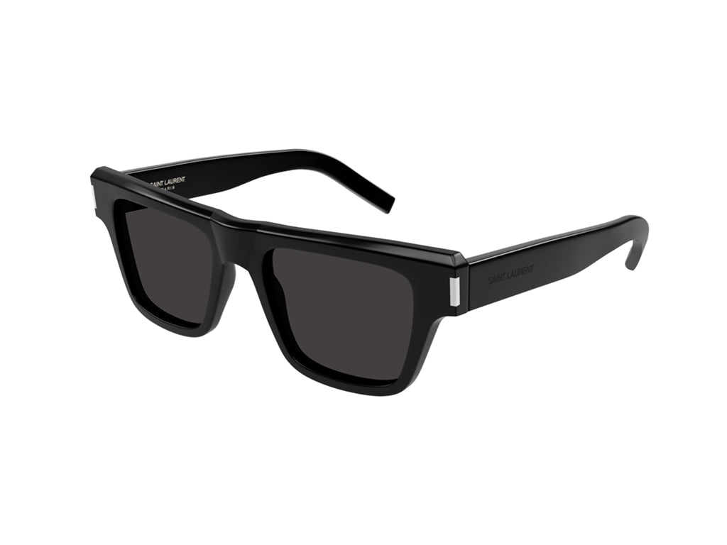 8056376379594 - Herren SL 469 001 Gläser SONNENBRILLEN Acetat Schwarz Schwarz Quadratisch