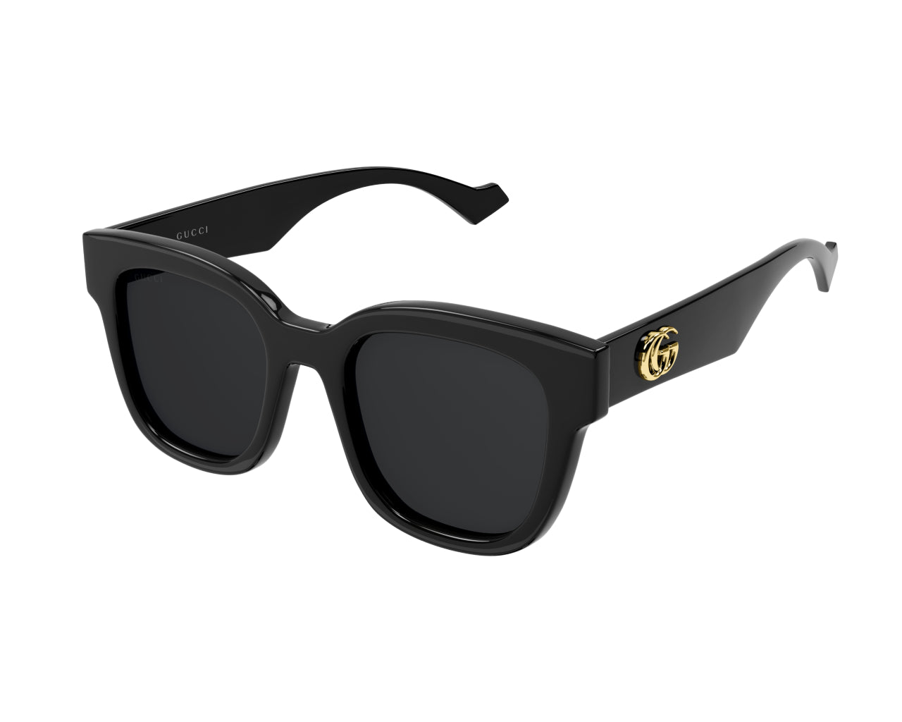 8056376381559 - Damen GG0998S 001 Gläser SONNENBRILLEN Acetat Schwarz Grau Quadratisch Normal