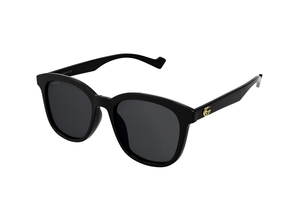 8056376383096 - Damen GG1001SK 001 Gläser SONNENBRILLEN Acetat Schwarz Grau Quadratisch Normal