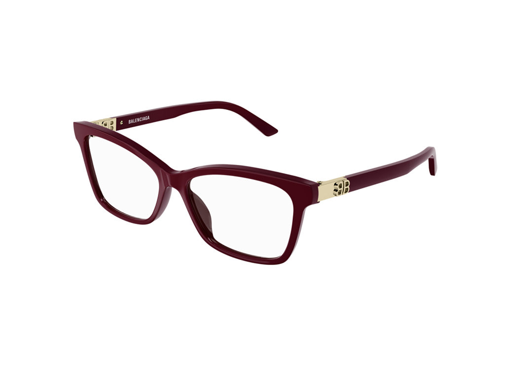 8056376384253 - Damen BB0186O 003 Rahmen von BRILLEN Acetat Bordeaux  Quadratisch