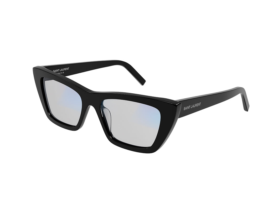 8056376386073 - Damen SL 276 MICA 025 Gläser SONNENBRILLEN Acetat Schwarz Grau Quadratisch Anti-Blaulicht Photochromatisch