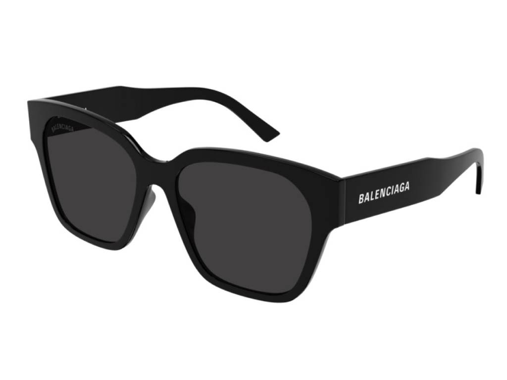 8056376387650 - Unisex BB0215SA 001 Gläser SONNENBRILLEN Acetat Schwarz Grau Quadratisch