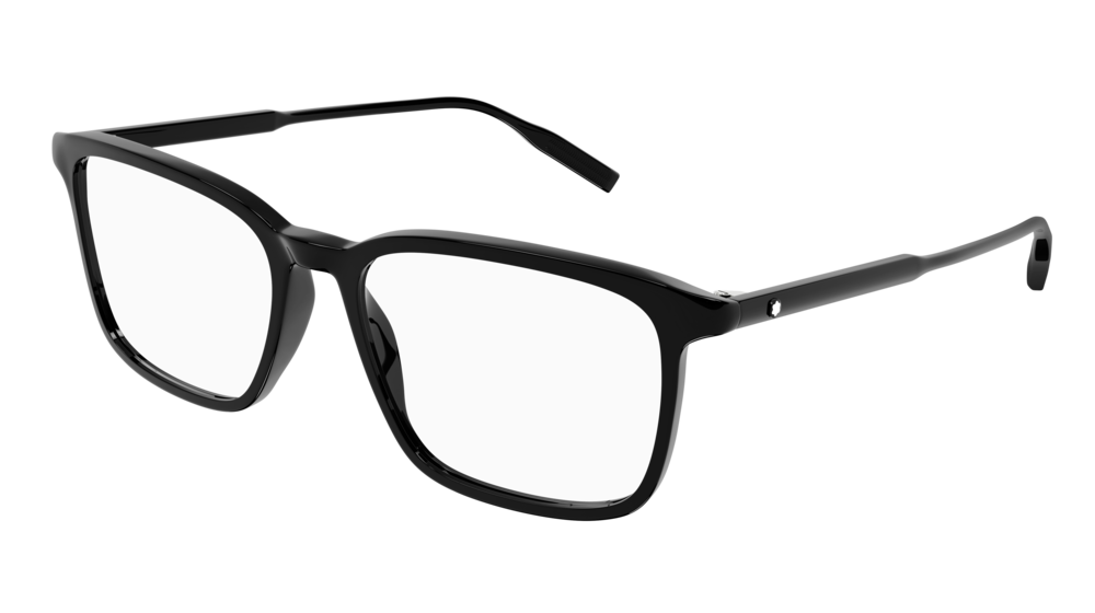 8056376389036 - Herren MB0197O 001 Rahmen von BRILLEN Acetat Schwarz  Quadratisch