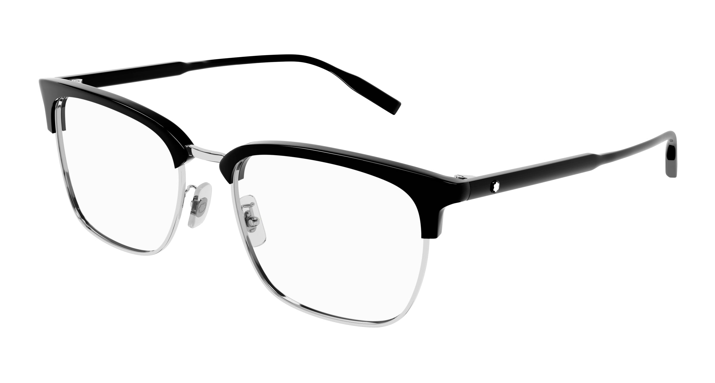 8056376389333 - Herren MB0199OA 005 Rahmen von BRILLEN Acetat Schwarz  Quadratisch