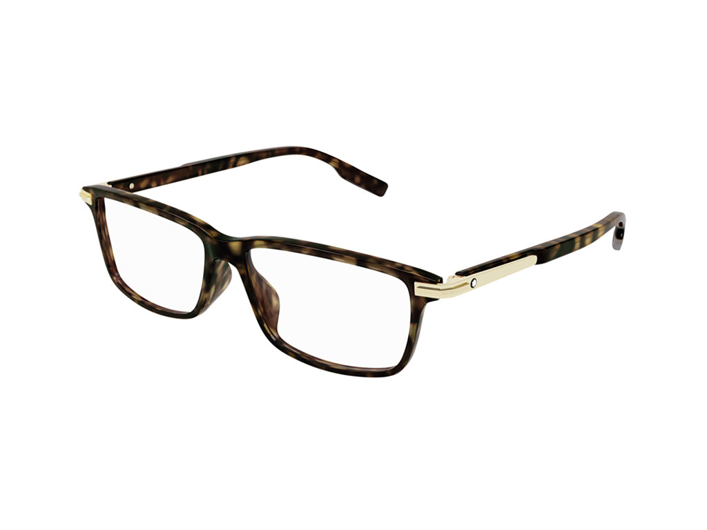 8056376391268 - Herren MB0217O 002 Rahmen von BRILLEN Acetat Havanna  Quadratisch